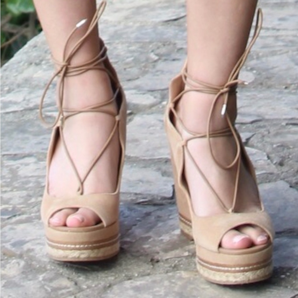 Sam Edelman Elegant Tan Women's Wedge Sandals